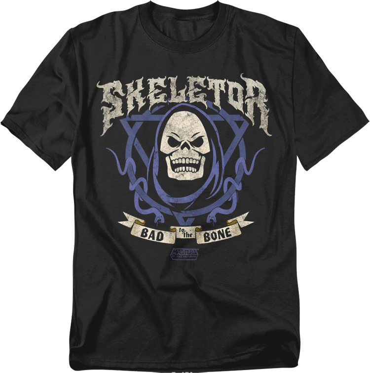 Skeletor Bad To The Bone Masters Of The Universe T-Shirt
