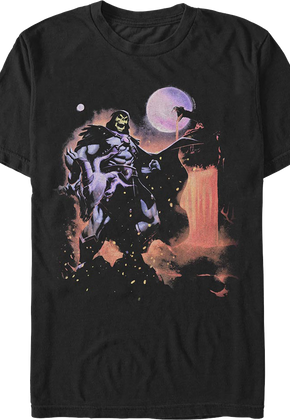 Skeletor Full Moon Poster Masters Of The Universe T-Shirt