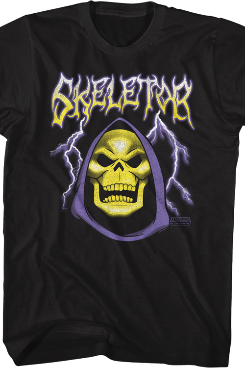 Skeletor Lightning Bolts Masters of the Universe T-Shirt