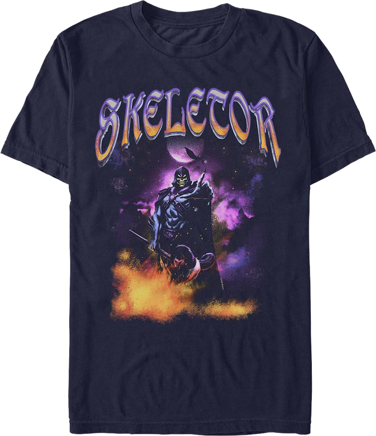 Skeletor Nightfall Poster Masters Of The Universe T-Shirt