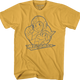 Sketch of Rush and Mega Man T-Shirt thumbnail