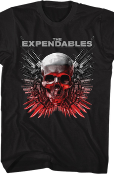 Skull And Guns Logo Expendables T-Shirt