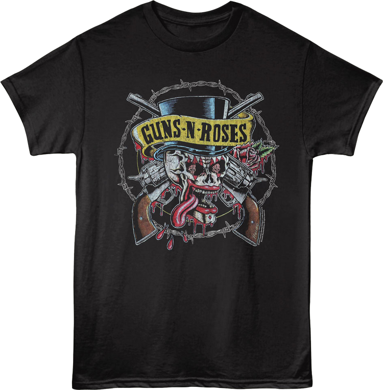 Skull And Pistols Guns N' Roses T-Shirt