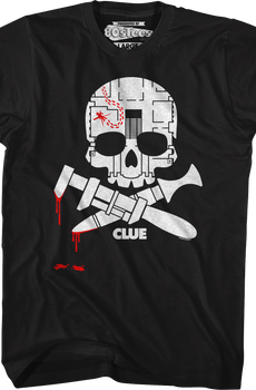 Skull & Cross Wrenches Clue T-Shirt