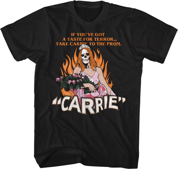 Skull Prom Queen Carrie T-Shirt
