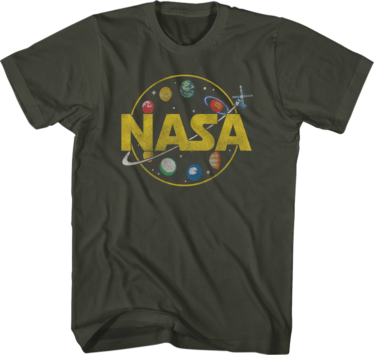 Skylab Orbiting Planets NASA T-Shirt