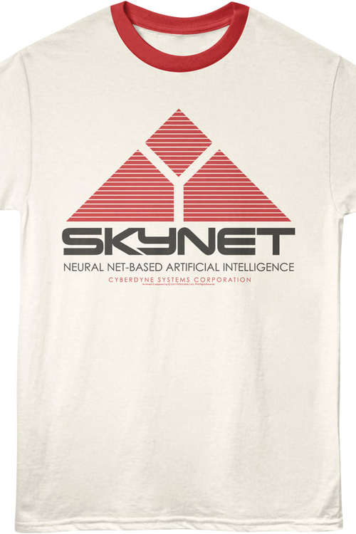 Skynet Logo Terminator Ringer Shirt