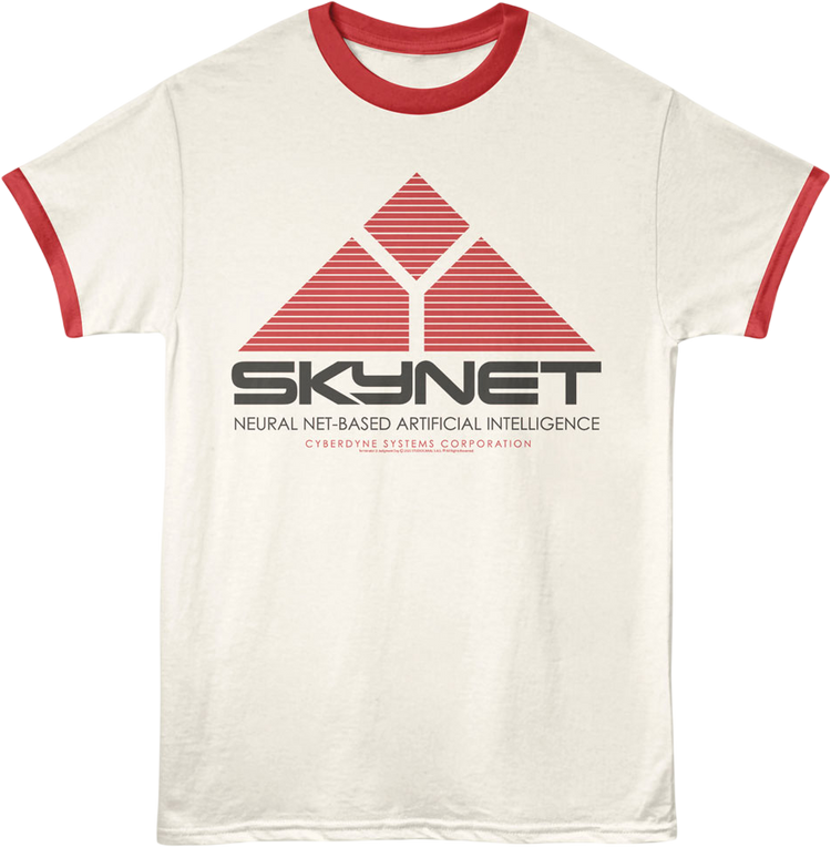 Skynet Logo Terminator Ringer Shirt