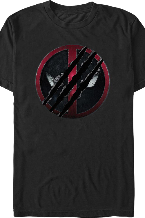 Slashed Logo Deadpool & Wolverine Marvel Comics T-Shirt