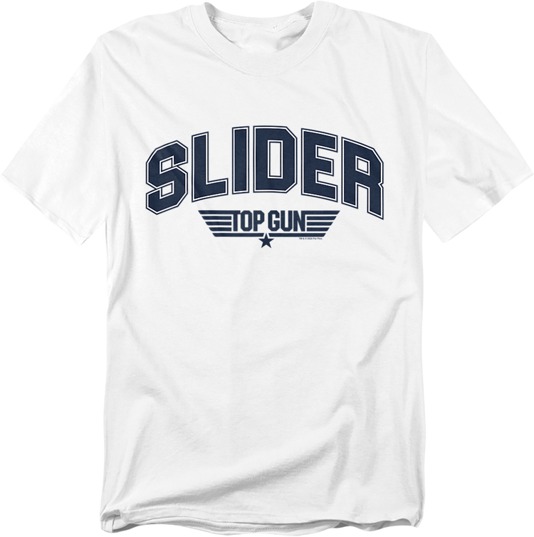 Slider Chenille Letters Top Gun T-Shirt