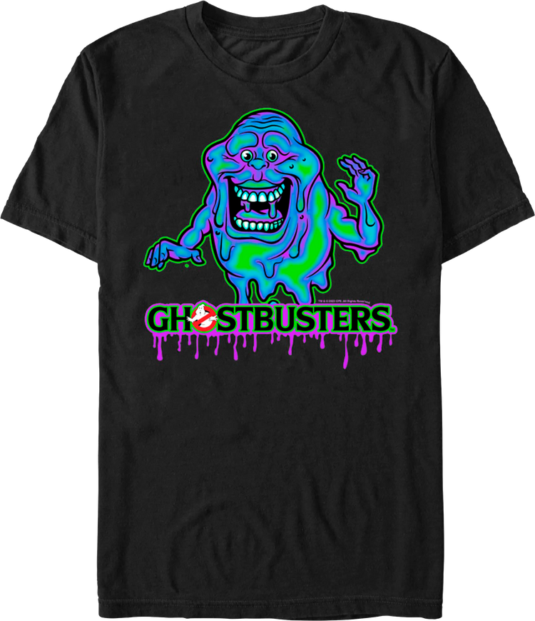 Slimer Colorful Little Spud Ghostbusters T-Shirt