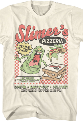 Slimer's Pizzeria Real Ghostbusters T-Shirt