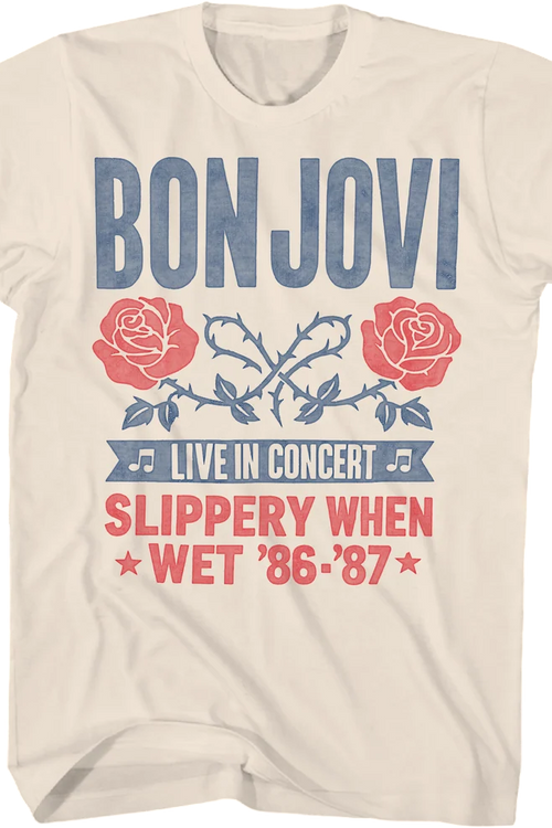 Slippery When Wet '86-'87 Bon Jovi T-Shirt