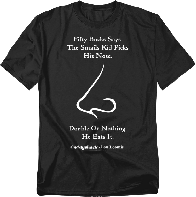 Smails Kid Picks His Nose Caddyshack T-Shirt