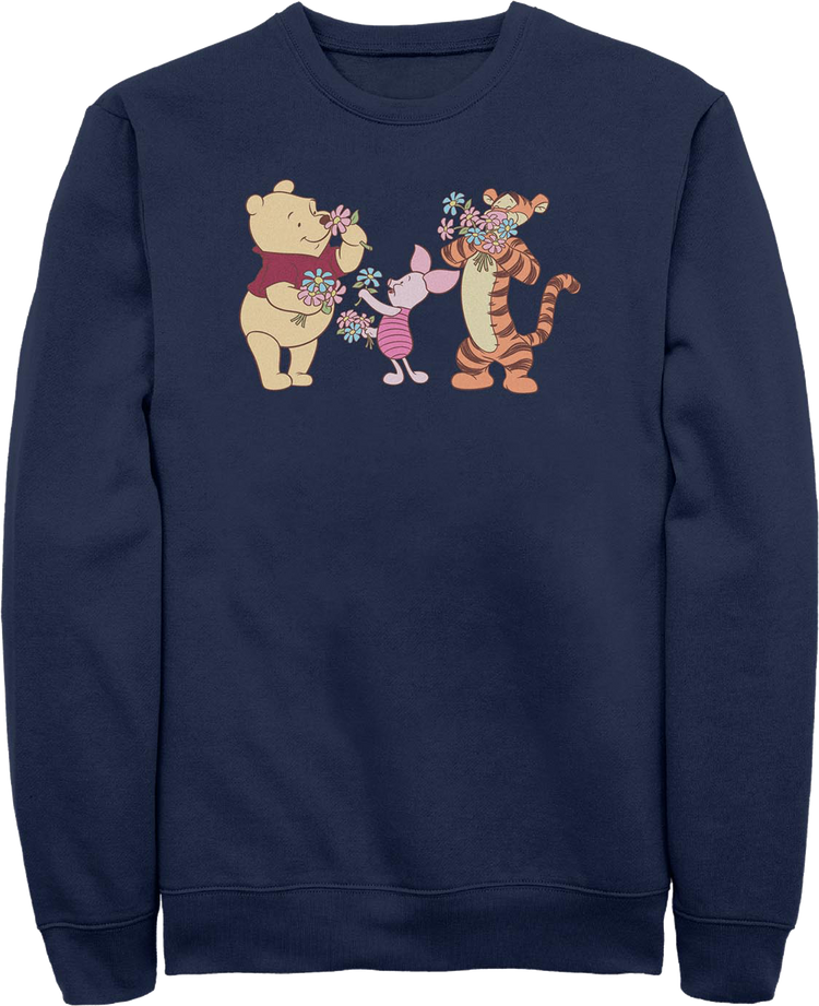 Smell The Flowers Winnie The Pooh Sweatshirt