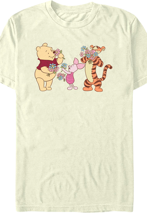 Smell The Flowers Winnie The Pooh T-Shirt