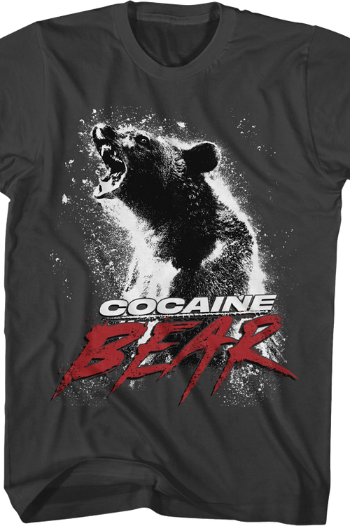 Smoke Gray Movie Poster Cocaine Bear T-Shirt