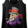 Ladies Smoking Skull Poison Racerback Tank Top