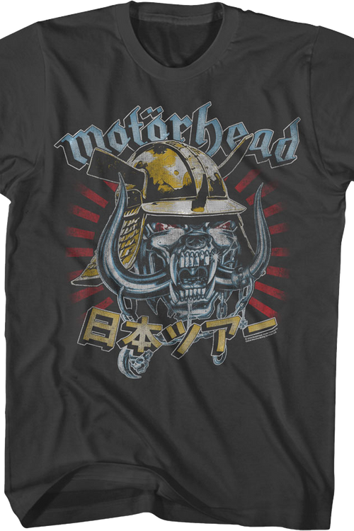 Snaggletooth Samurai Kabuto Helmet Motorhead T-Shirt
