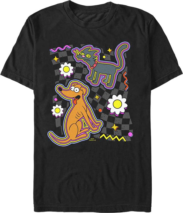 Snowball & Santa's Little Helper Simpsons T-Shirt