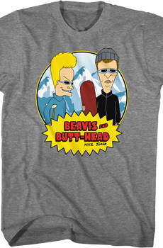 Snowboarding Beavis And Butt-Head T-Shirt