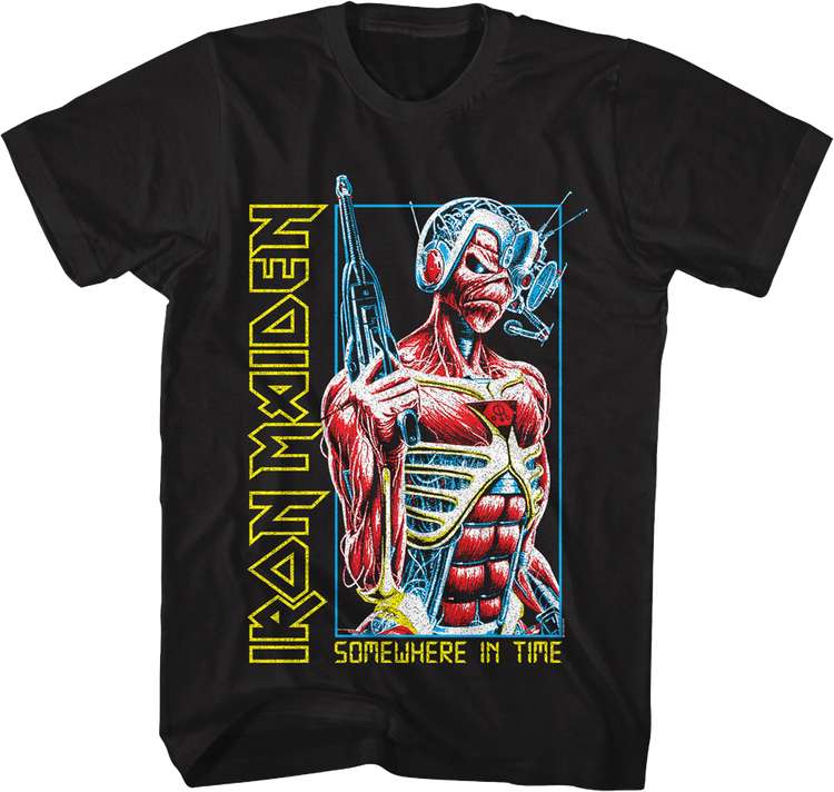 Somewhere In Time Cyborg Iron Maiden T-Shirt