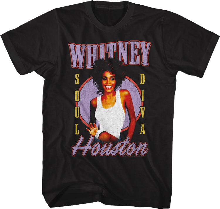 Soul Diva Whitney Houston T-Shirt