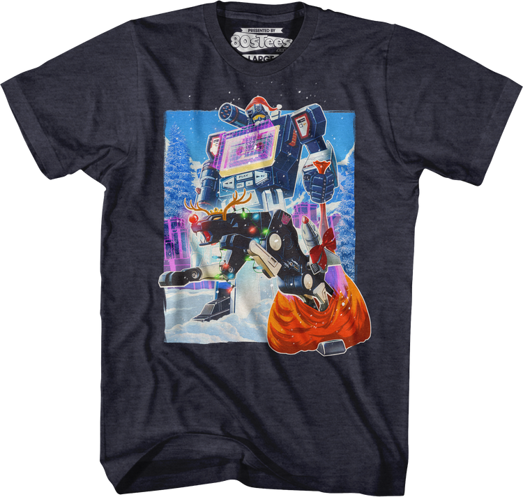 Soundwave Santa Claus Transformers T-Shirt