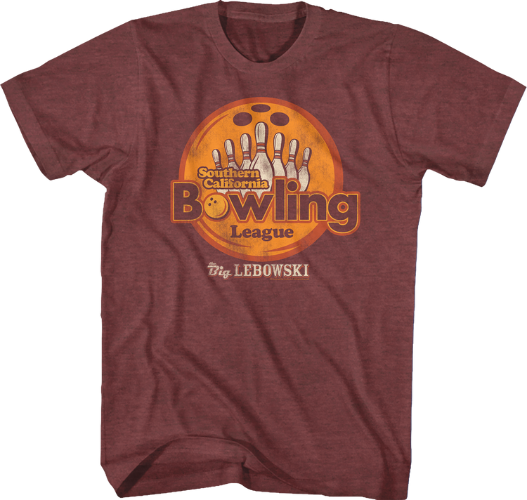 Southern California Bowling League Big Lebowski T-Shirt