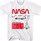 Space Shuttle Specifications NASA T-Shirt thumbnail