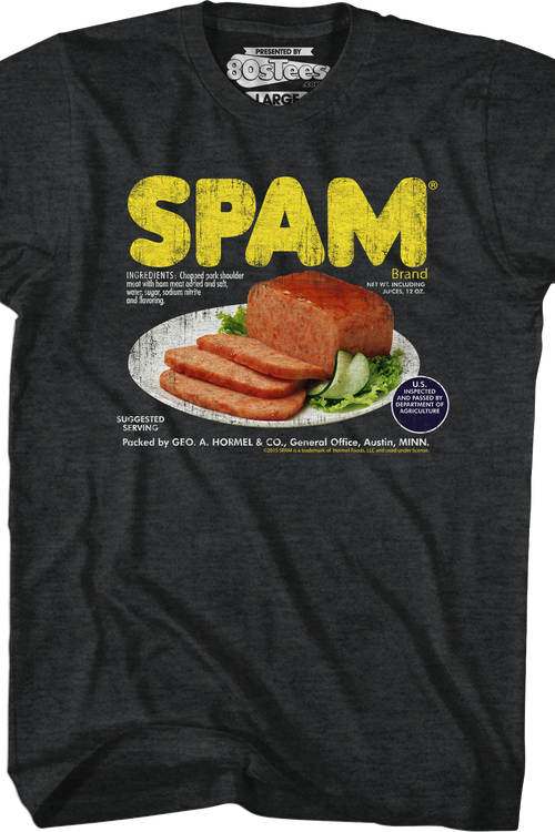 Ingredients Spam T-Shirt