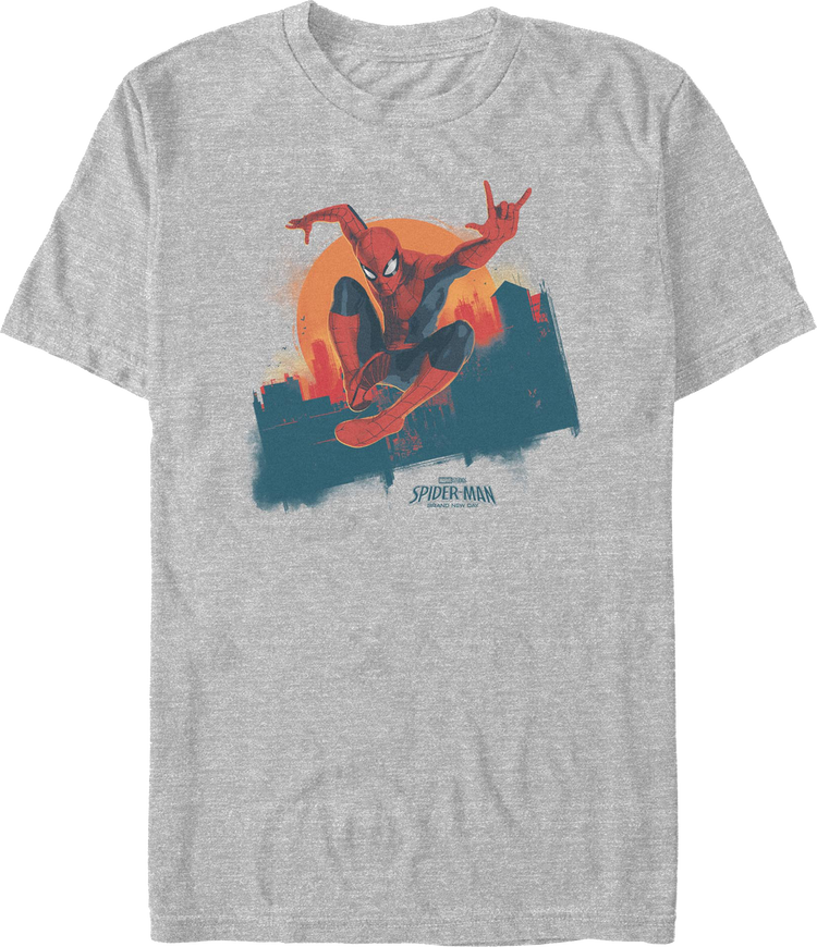 Spider-Man: Brand New Day Swing Into Action Marvel Comics T-Shirt