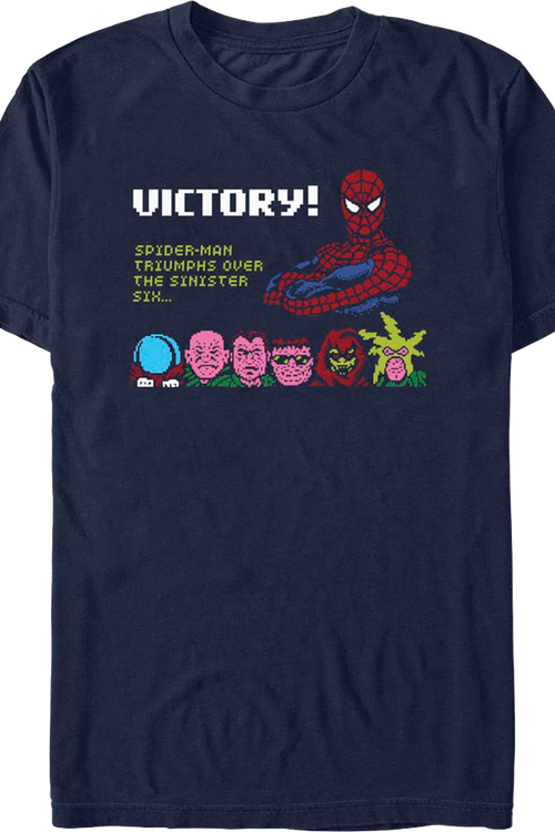 Spider-Man Triumphs Over The Sinister Six Marvel Comics T-Shirt