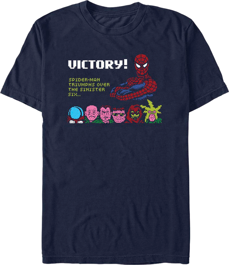Spider-Man Triumphs Over The Sinister Six Marvel Comics T-Shirt