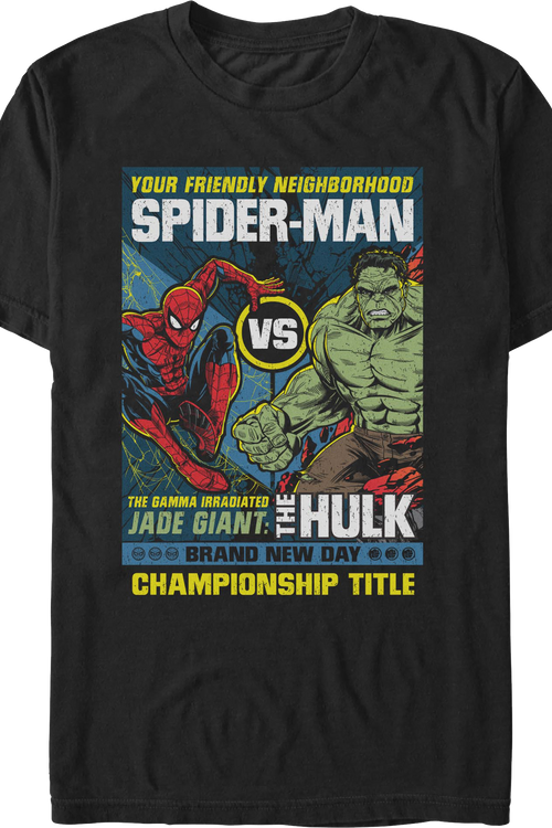 Championship Title Spider-Man: Brand New Day Marvel Comics T-Shirt