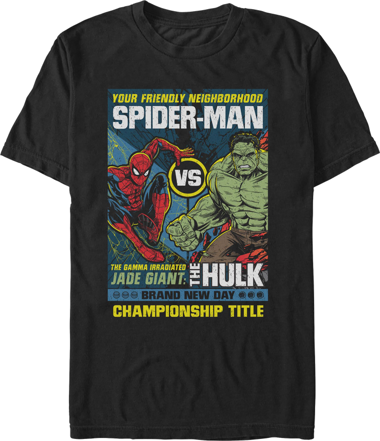 Championship Title Spider-Man: Brand New Day Marvel Comics T-Shirt