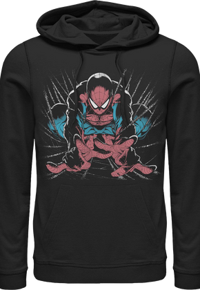 Spider-Man Web-Slinger Action Marvel Comics Hoodie