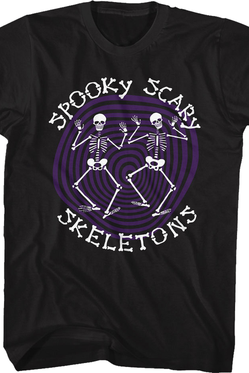 Spiraling Spooky Scary Skeletons T-Shirt