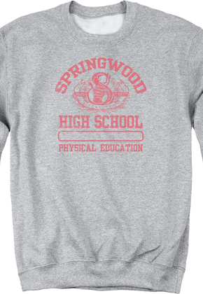 Springwood High School Nightmare On Elm Street Sweatshirt