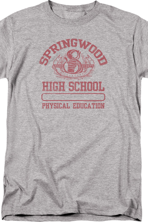 Springwood High School Nightmare On Elm Street T-Shirt
