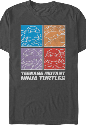 Square Outlines Teenage Mutant Ninja Turtles T-Shirt
