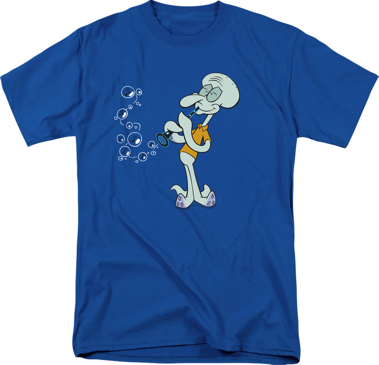 Squidward's Clarinet SpongeBob SquarePants T-Shirt