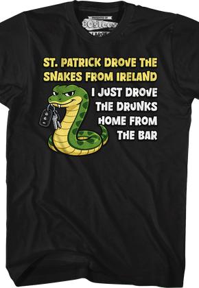 St. Patrick Drove The Snakes From Ireland T-Shirt