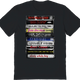 Stacked Cassette Singles Foreigner T-Shirt thumbnail