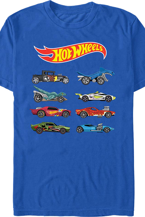 Stacked Classic Cars Hot Wheels T-Shirt
