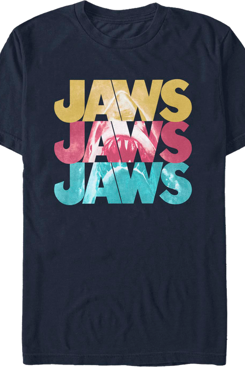Stacked Logo Jaws T-Shirt
