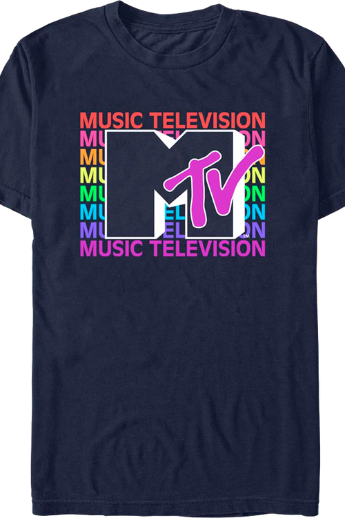 Stacked Music Television MTV Shirt