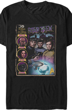 Catspaw Comic Book Cover Star Trek T-Shirt