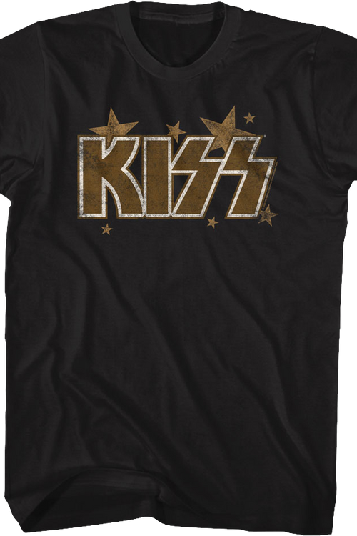 Starry Logo KISS T-Shirt
