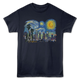 Starry Night Los Angeles California T-Shirt thumbnail